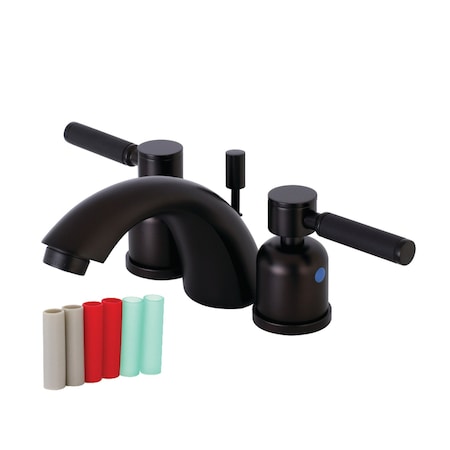 Kingston Brass KB8955DKL Mini-Widespread Bathroom Faucet, Oil Rubbed Bronze KB8955DKL